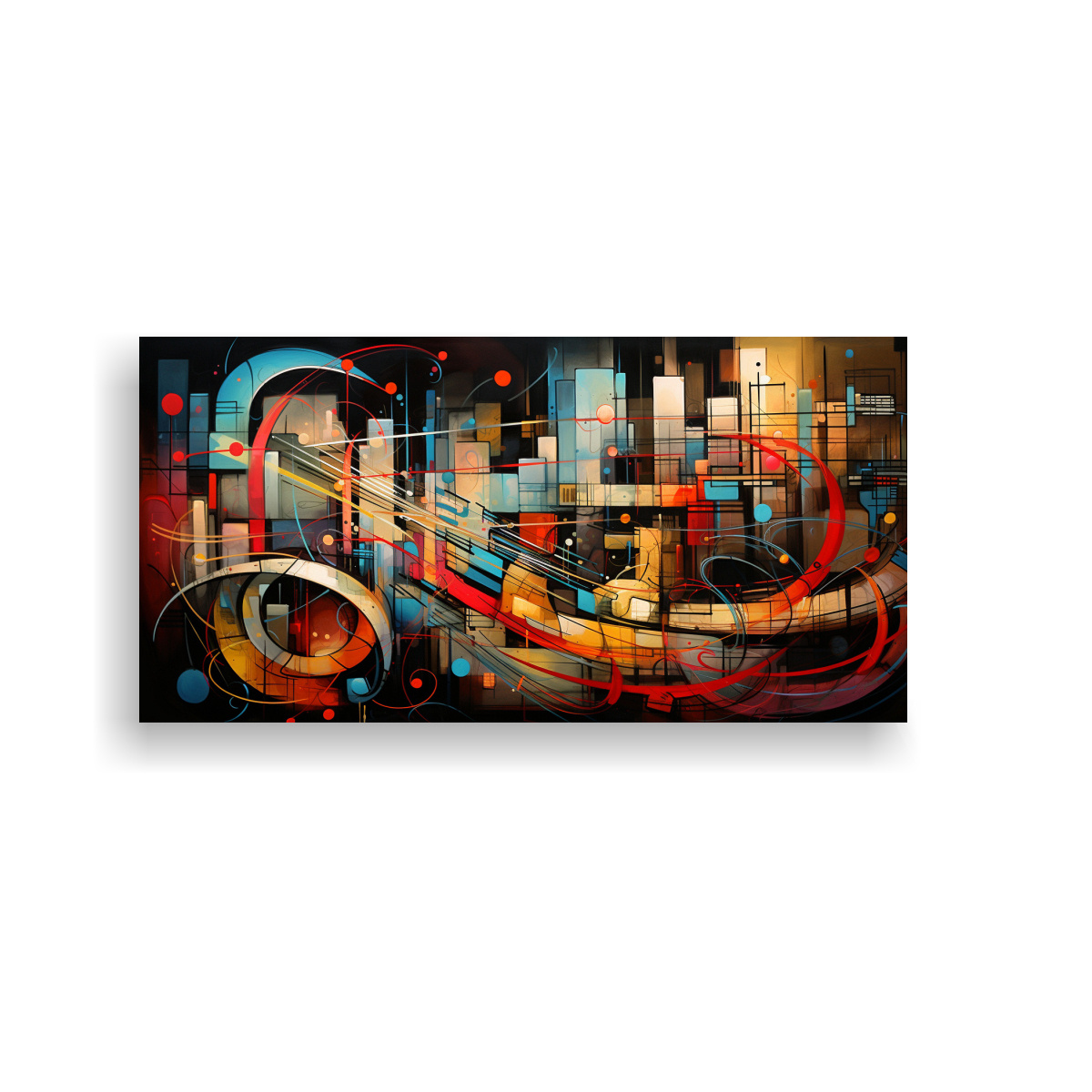 pinturas-decorativas-de-fusi-n-de-geometr-a-abstracta-y-notas-musicales-inspiradoras-de-canva