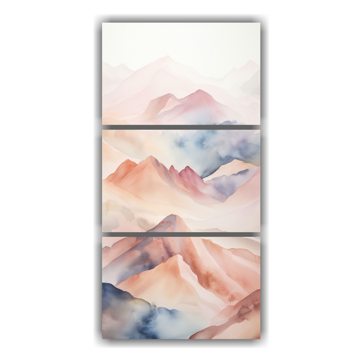 pinturas-decorativas-de-hermoso-dise-o-abstracto-de-paisaje-monta-oso