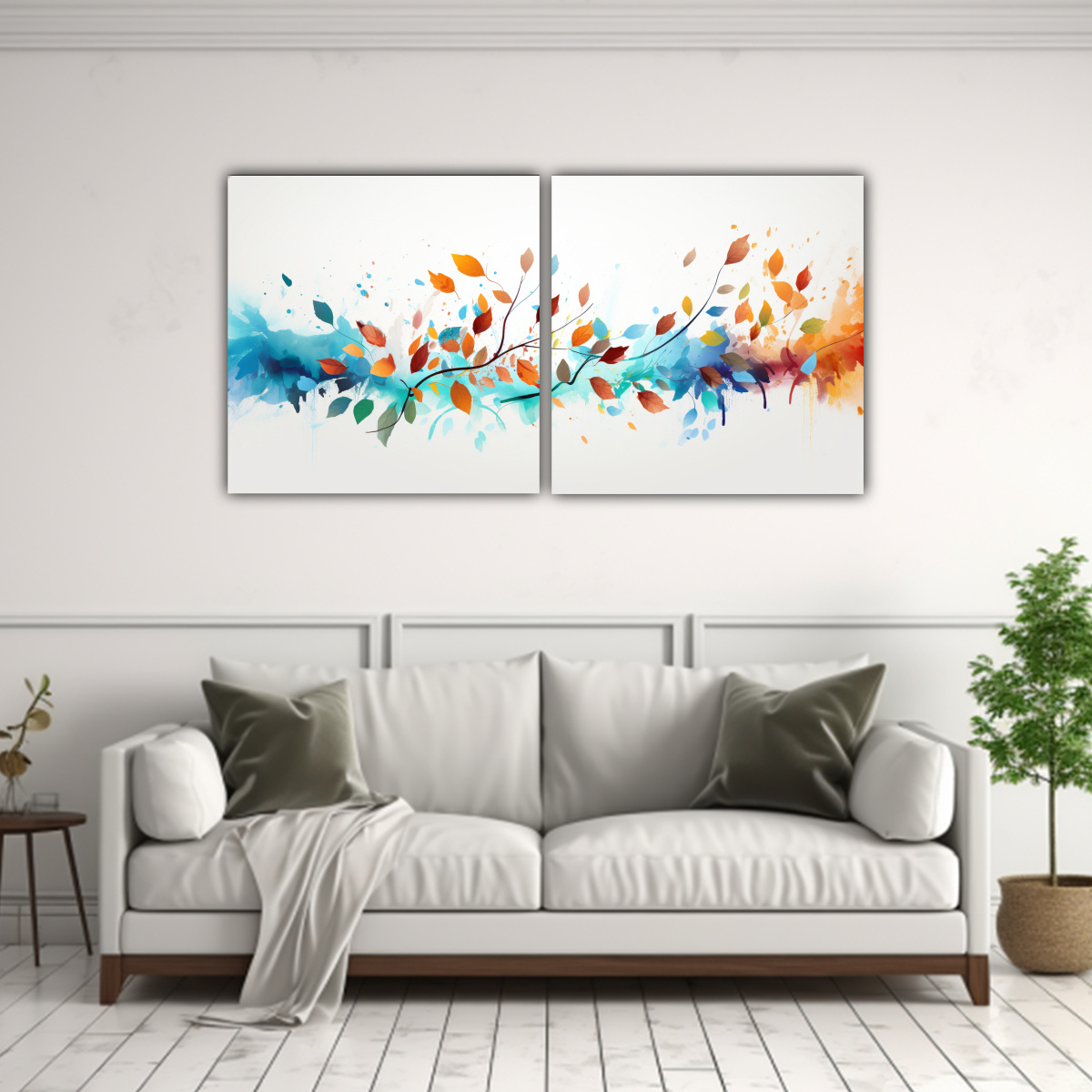 pinturas-decorativas-de-hojas-coloridas-con-salpicaduras-set-2-de-artes-modernos-1