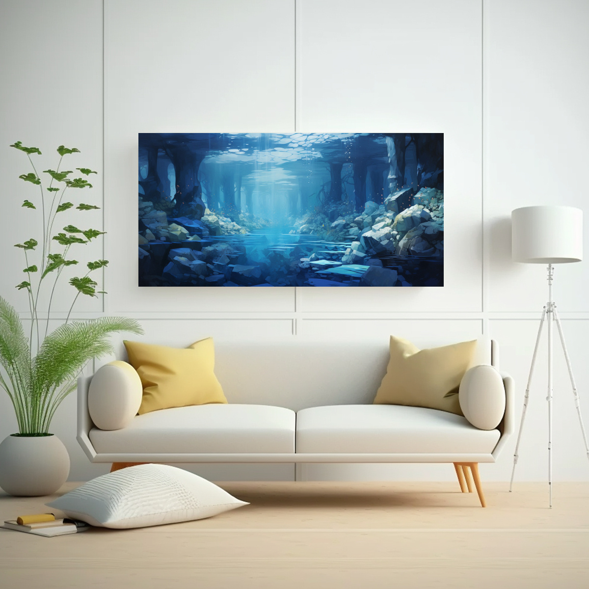 pinturas-decorativas-de-la-belleza-enigm-tica-de-cuevas-submarinas-1