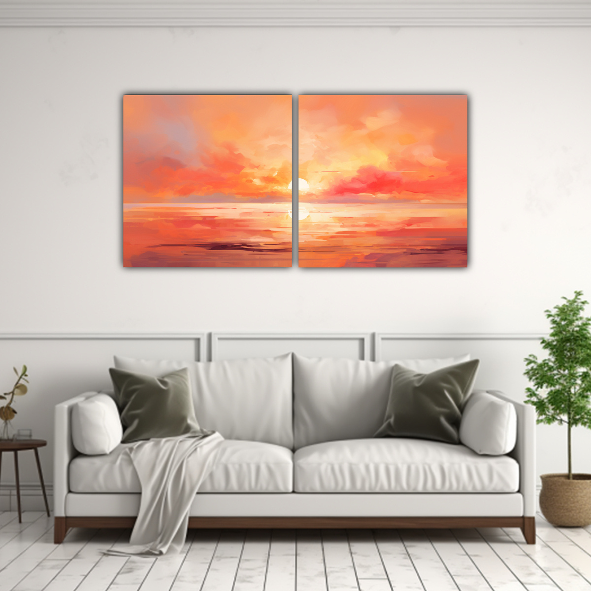 pinturas-decorativas-de-la-cautivadora-belleza-de-un-atardecer-de-verano-en-bastidor-de-dos-telas-1