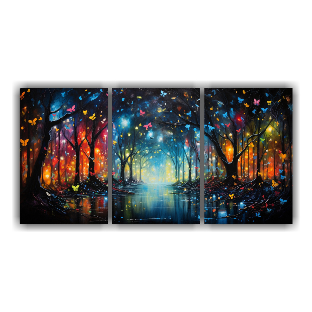 pinturas-decorativas-de-la-danza-abstracta-din-mica-de-luci-rnagas-en-la-luna