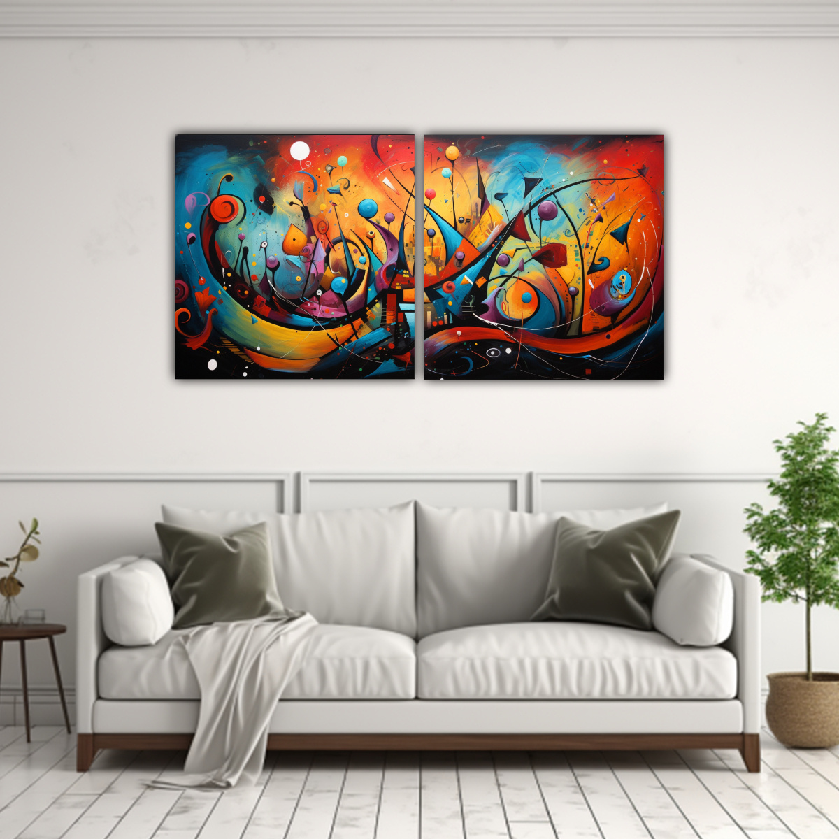 pinturas-decorativas-de-la-elegancia-abstracta-de-una-escena-de-carnaval-v-vida-1