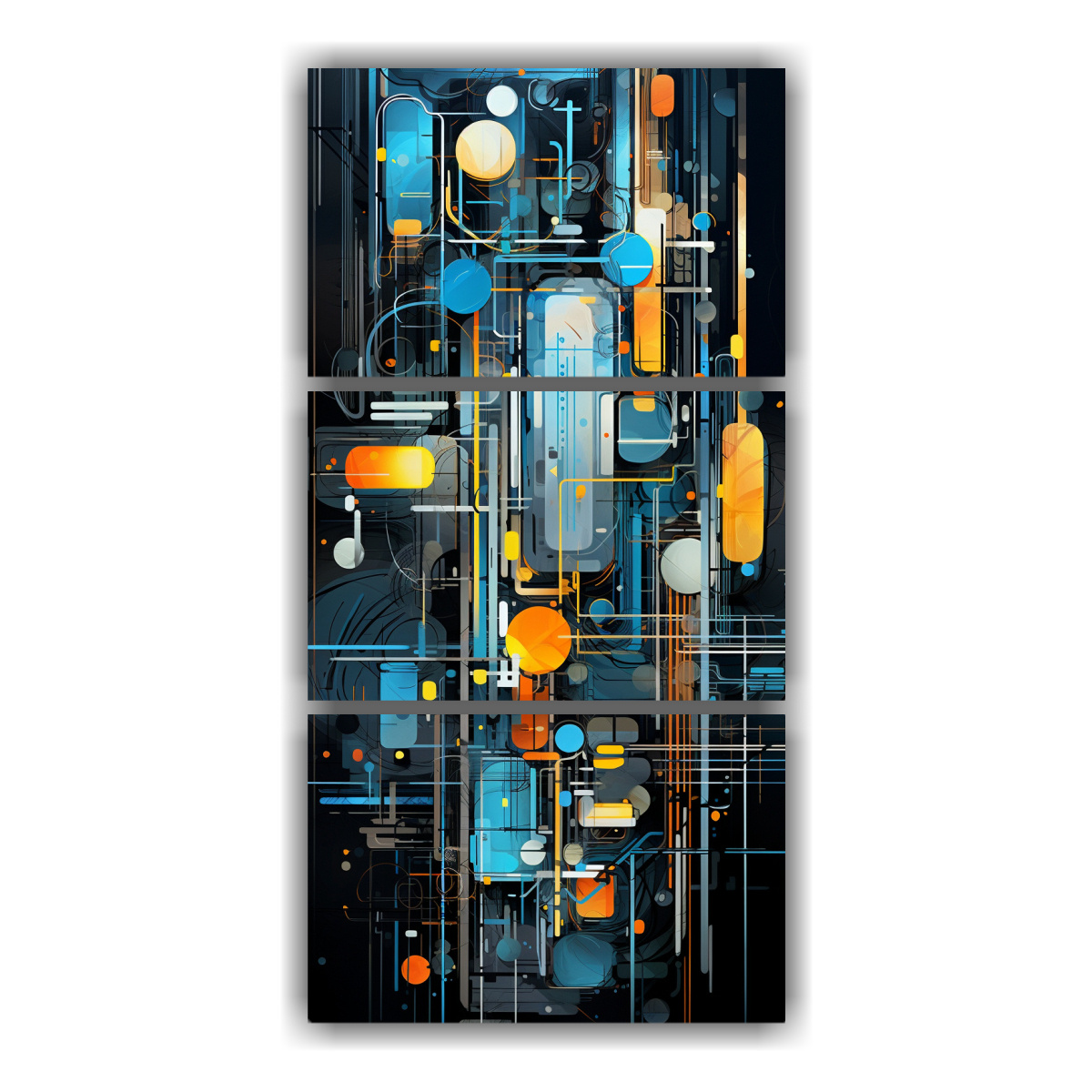 pinturas-decorativas-de-la-fusi-n-de-patrones-abstractos-y-tecnolog-a-con-flores-en-3-composiciones-fotogr-ficas