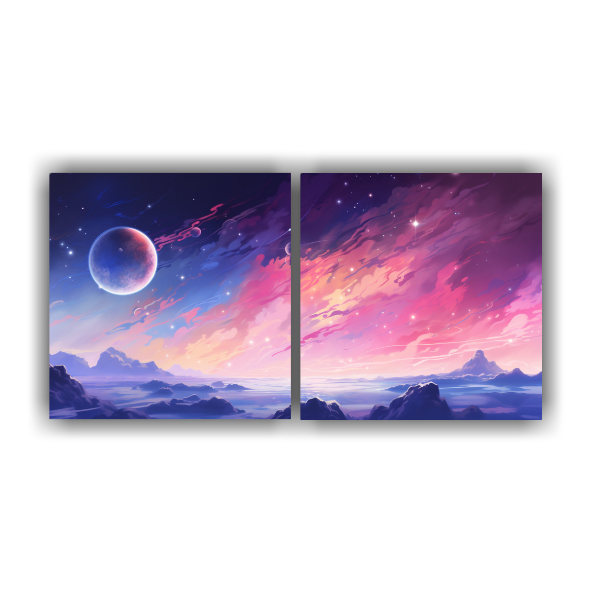 pinturas-decorativas-de-la-naturaleza-viva-en-tonos-rosas-y-azules