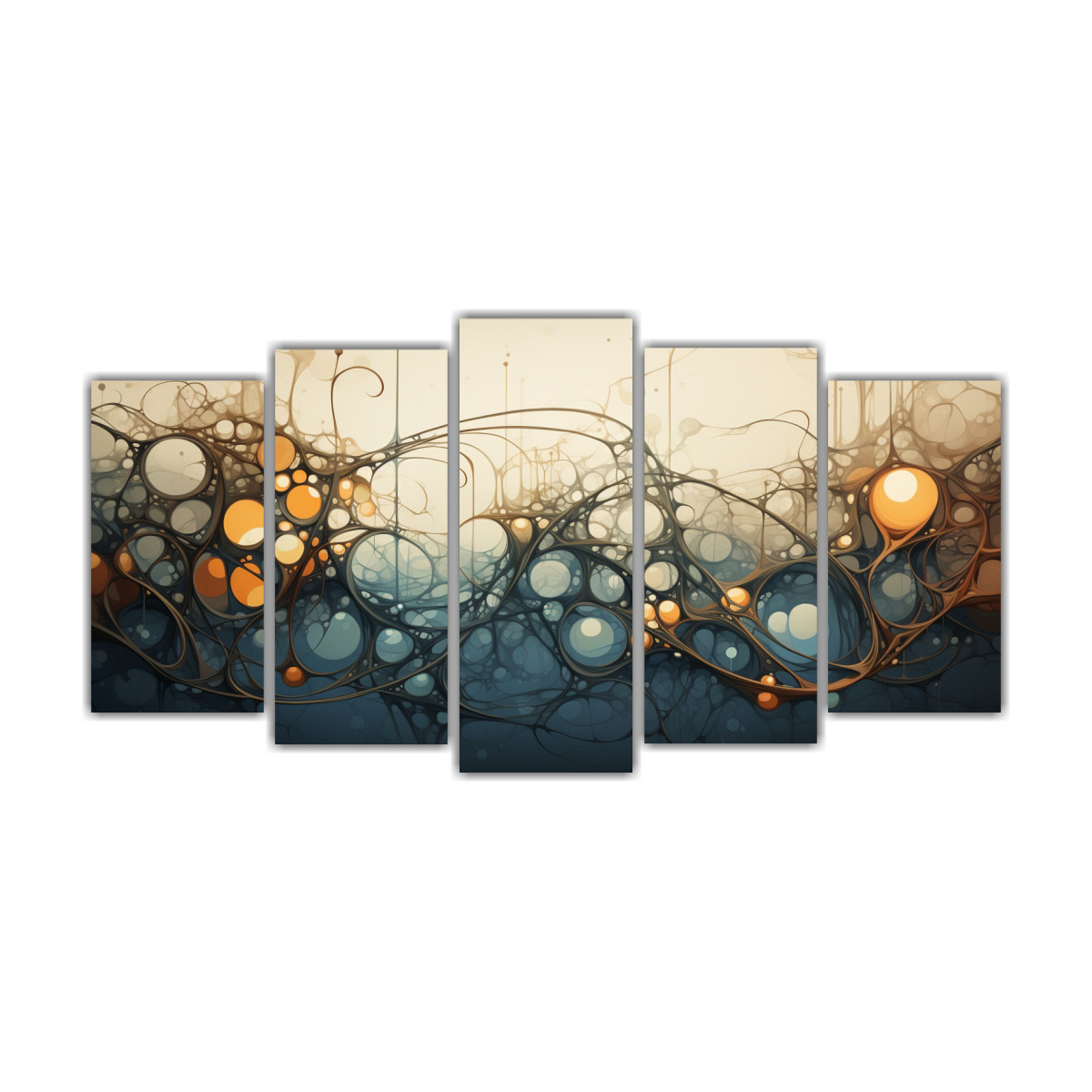 pinturas-decorativas-de-la-serie-5-composici-n-enigm-tica-l-neas-fluidas-y-conexiones-abstractas-