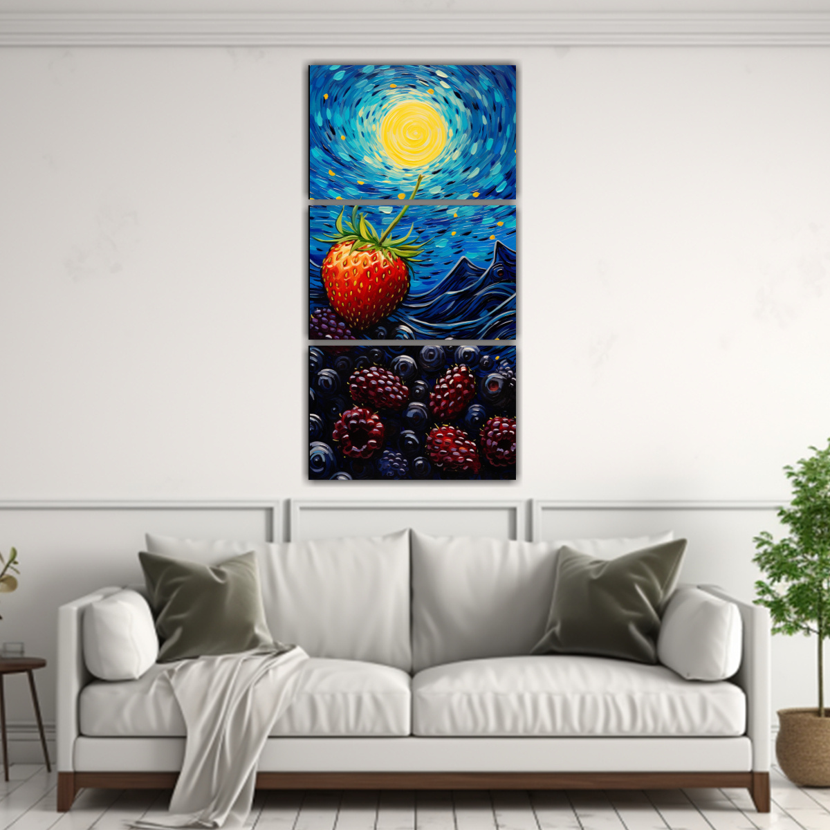 pinturas-decorativas-de-naturaleza-viva-inspiradas-en-la-fruta-de-mora-por-la-noche-estrellada-vince-1