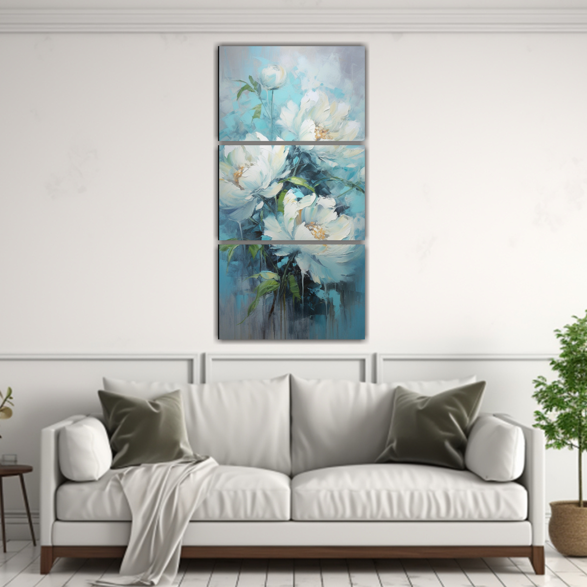 pinturas-decorativas-de-peonies-en-lienzo-vertical-con-equilibrio-visual-estilo-turquesa-1