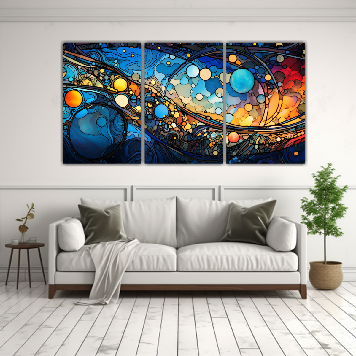 pinturas-decorativas-de-reinterpretaci-n-abstracta-de-arte-en-vitrales-por-tres-artes-cuadro-1