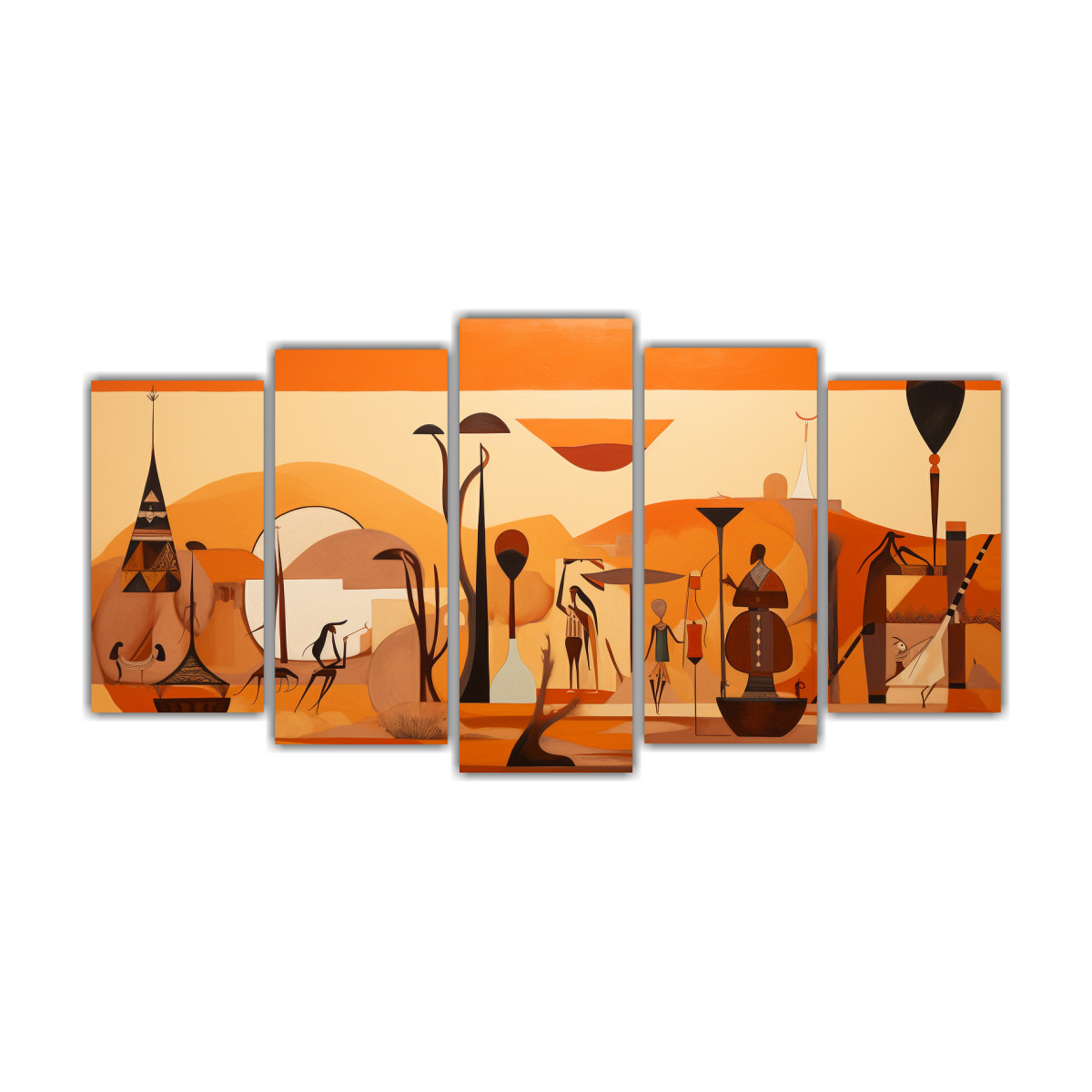 pinturas-decorativas-de-representaci-n-abstracta-egipcia