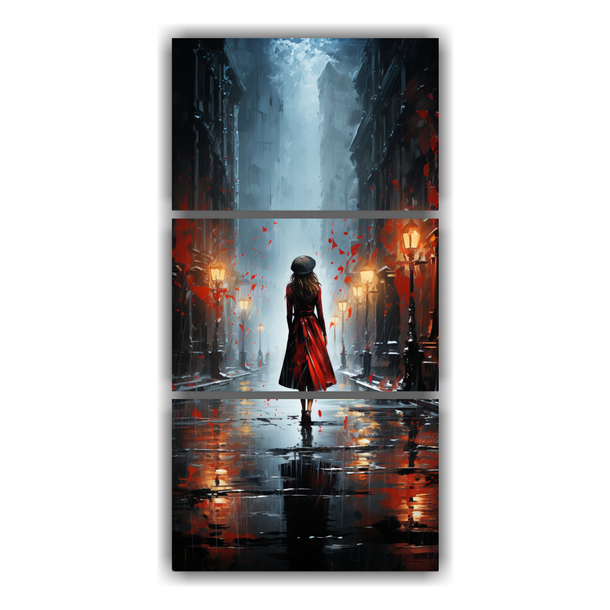 pinturas-decorativas-de-tela-abstractas-emociones-oscuras-combinadas