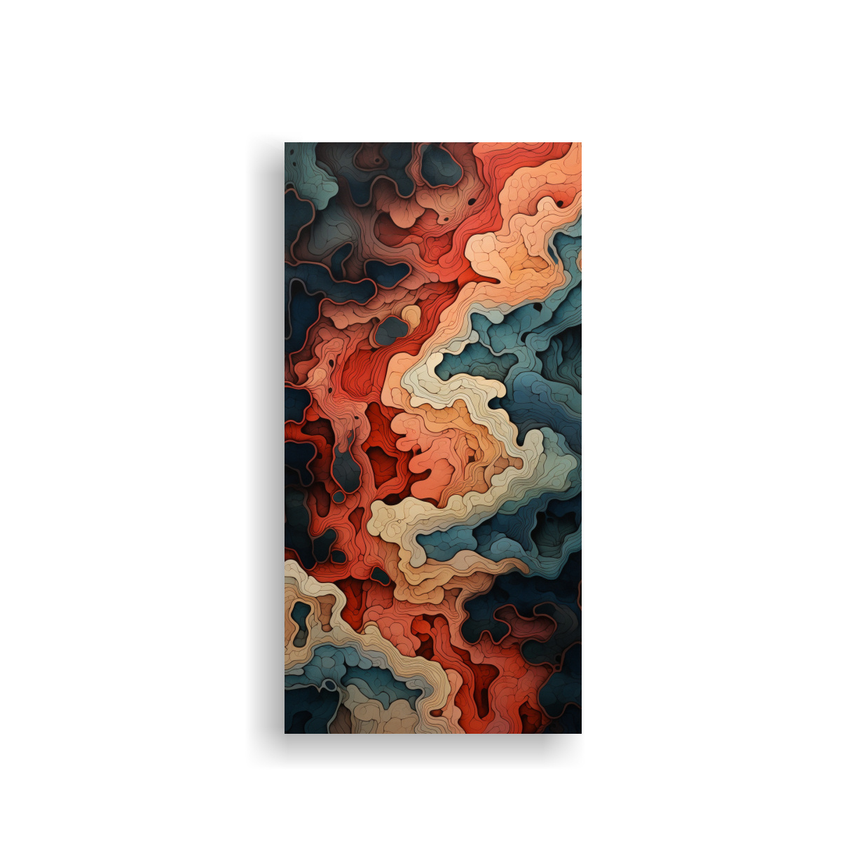 pinturas-decorativas-de-terrains-in-abstract-outlines-con-colores-vibrantes-en-lienzo-moderno