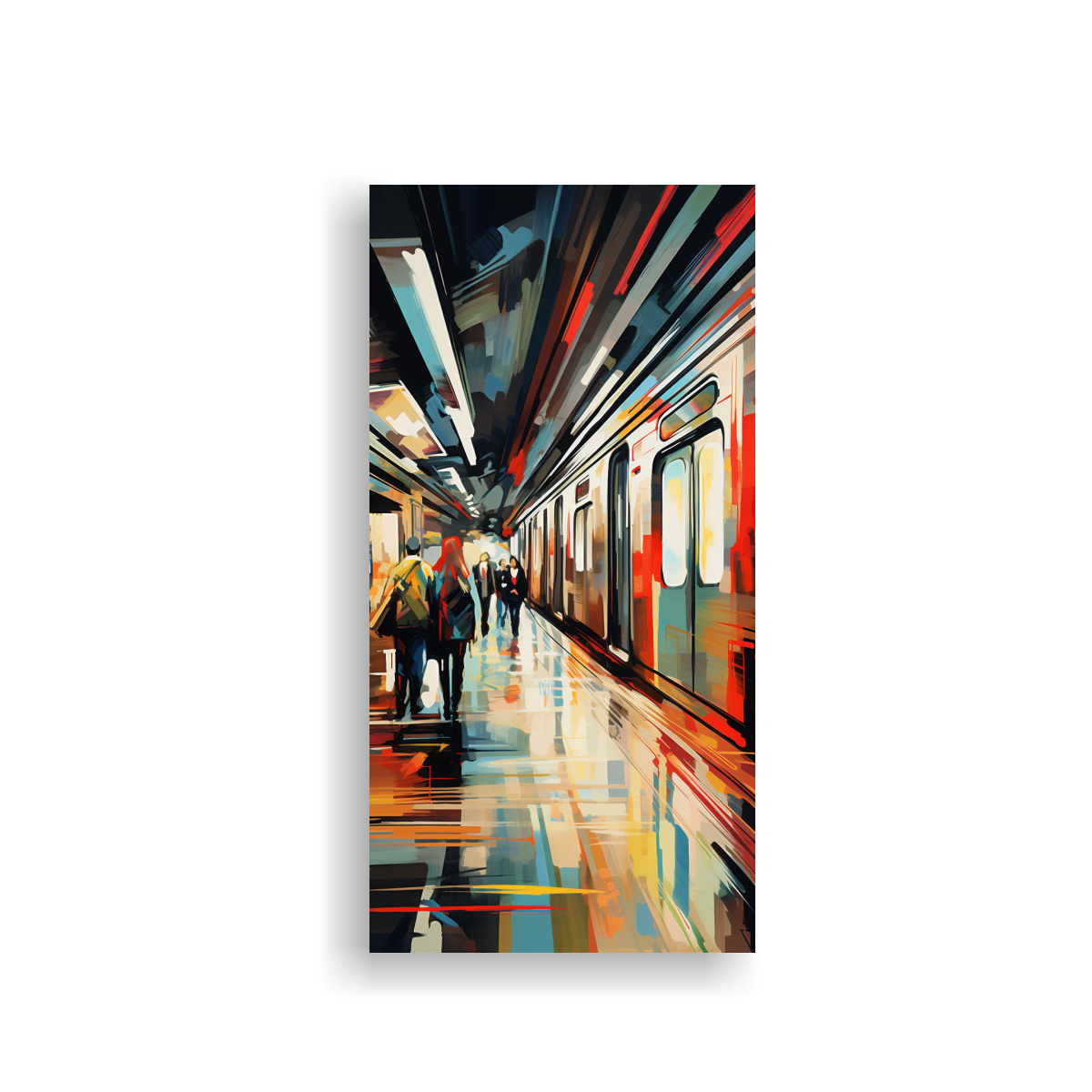 pinturas-decorativas-del-bullicioso-equilibrio-del-metro-de-nueva-york