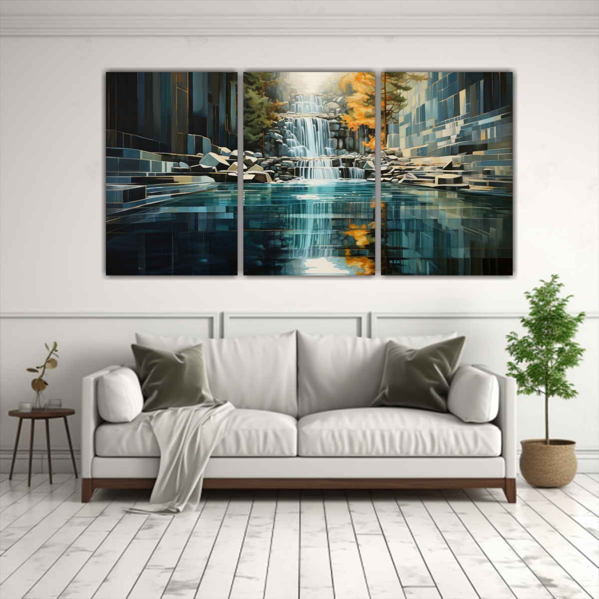 pinturas-decorativas-estilo-abstracto-de-una-cascada-tranquila-con-composiciones-de-im-genes-1