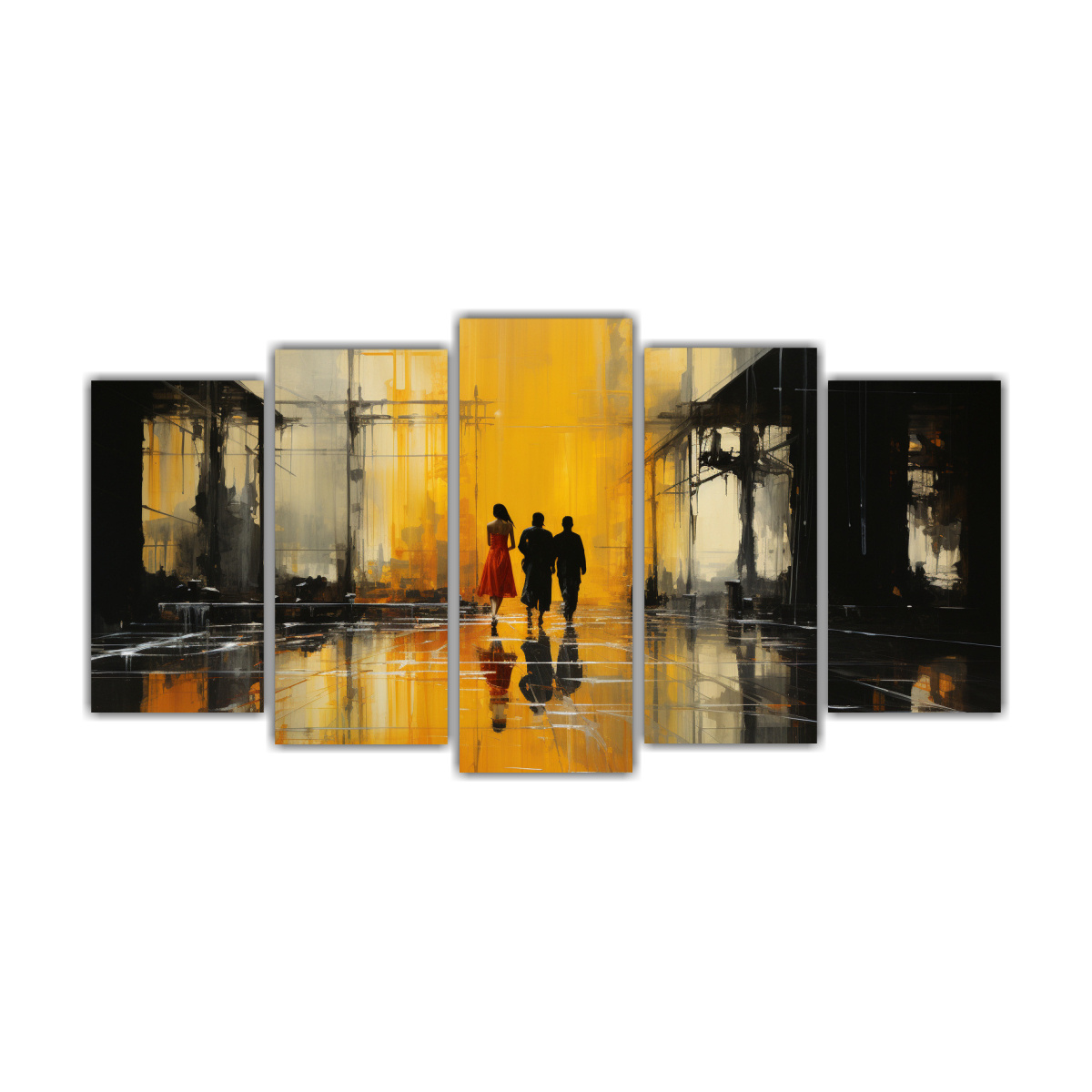 pinturas-decorativas-estilo-cinco-telas-en-bastidor-vanguardia-rectangular-franklin-de-la-selva-t-savannah-2003