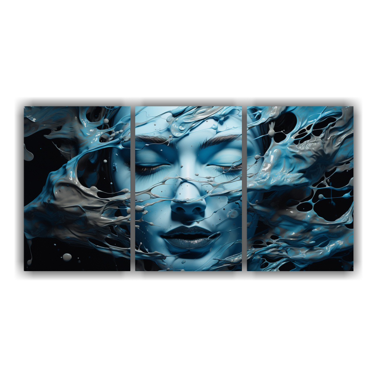 pinturas-decorativas-estilo-digital-movimiento-intenso-plateado-y-azul