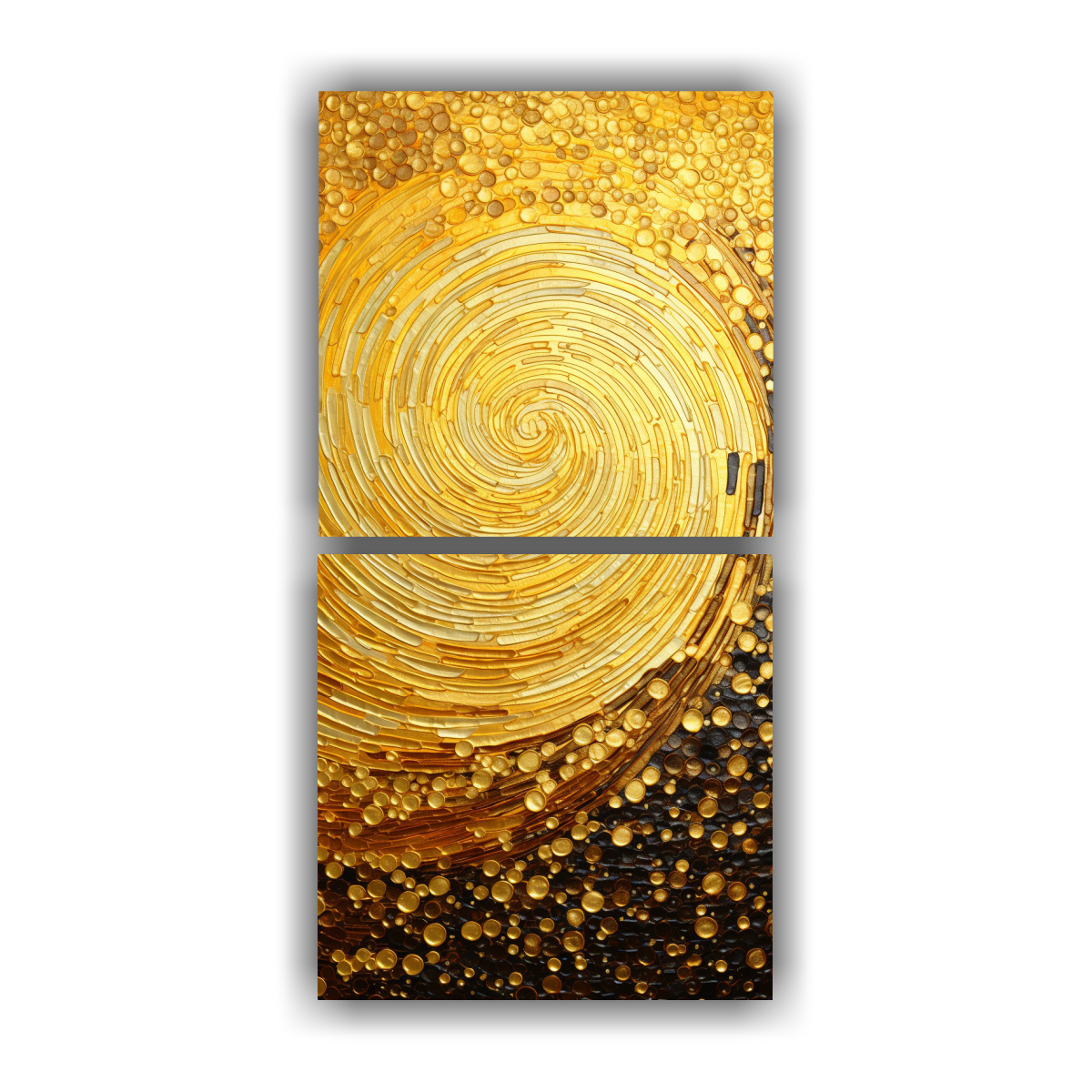 pinturas-decorativas-estilo-estrellados-en-punto-luminoso-juego-de-2