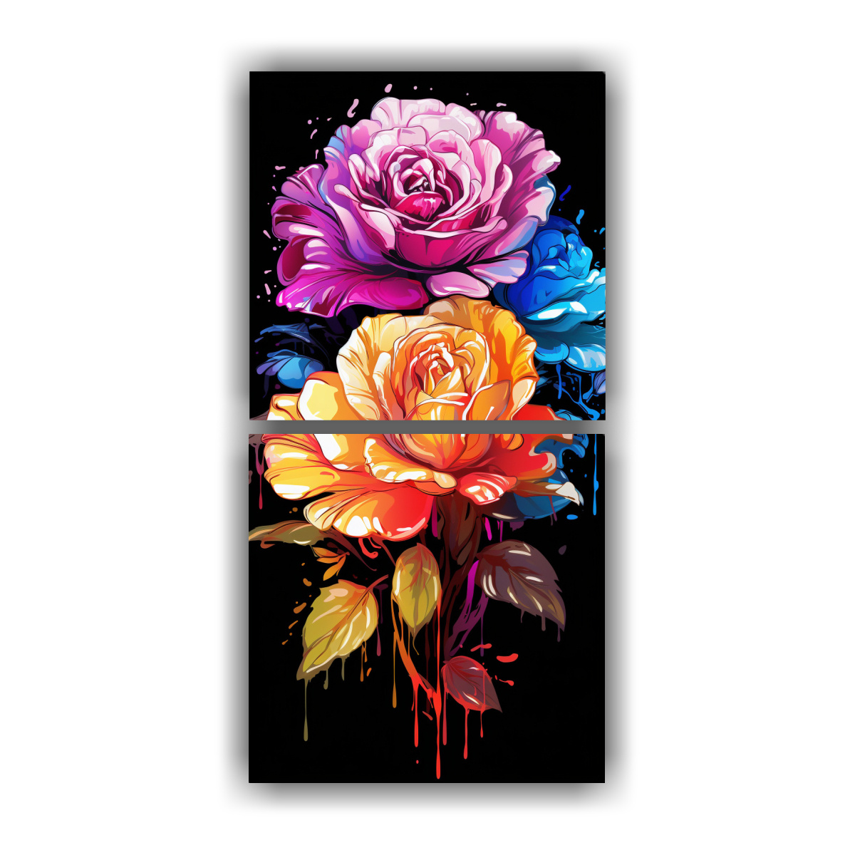 pinturas-decorativas-estilo-medio-cepillo-conjunto-2-arte-impreso-ambiente-neonoir