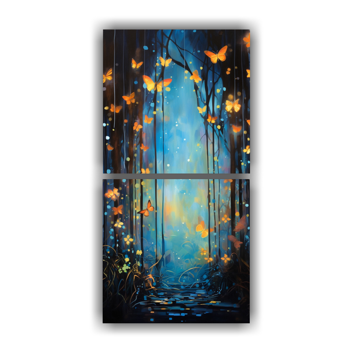pinturas-decorativas-inspiradas-en-la-danza-abstracta-de-luci-rnagas-en-una-c-lida-noche-de-verano-