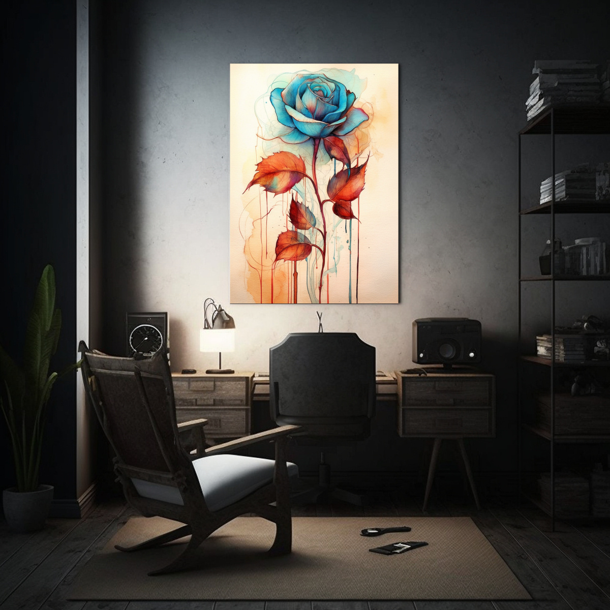 pinturas-decorativas-inspiradoras-de-flores-en-estilo-acuarela-e-tinta-de-arte-vanguardia-salon-1-1