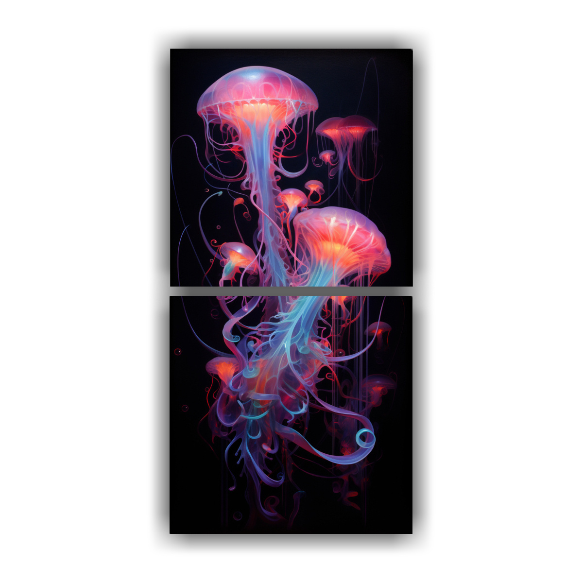 pinturas-decorativas-modernas-para-oficina-la-maravilla-et-rea-de-criaturas-bioluminiscentes