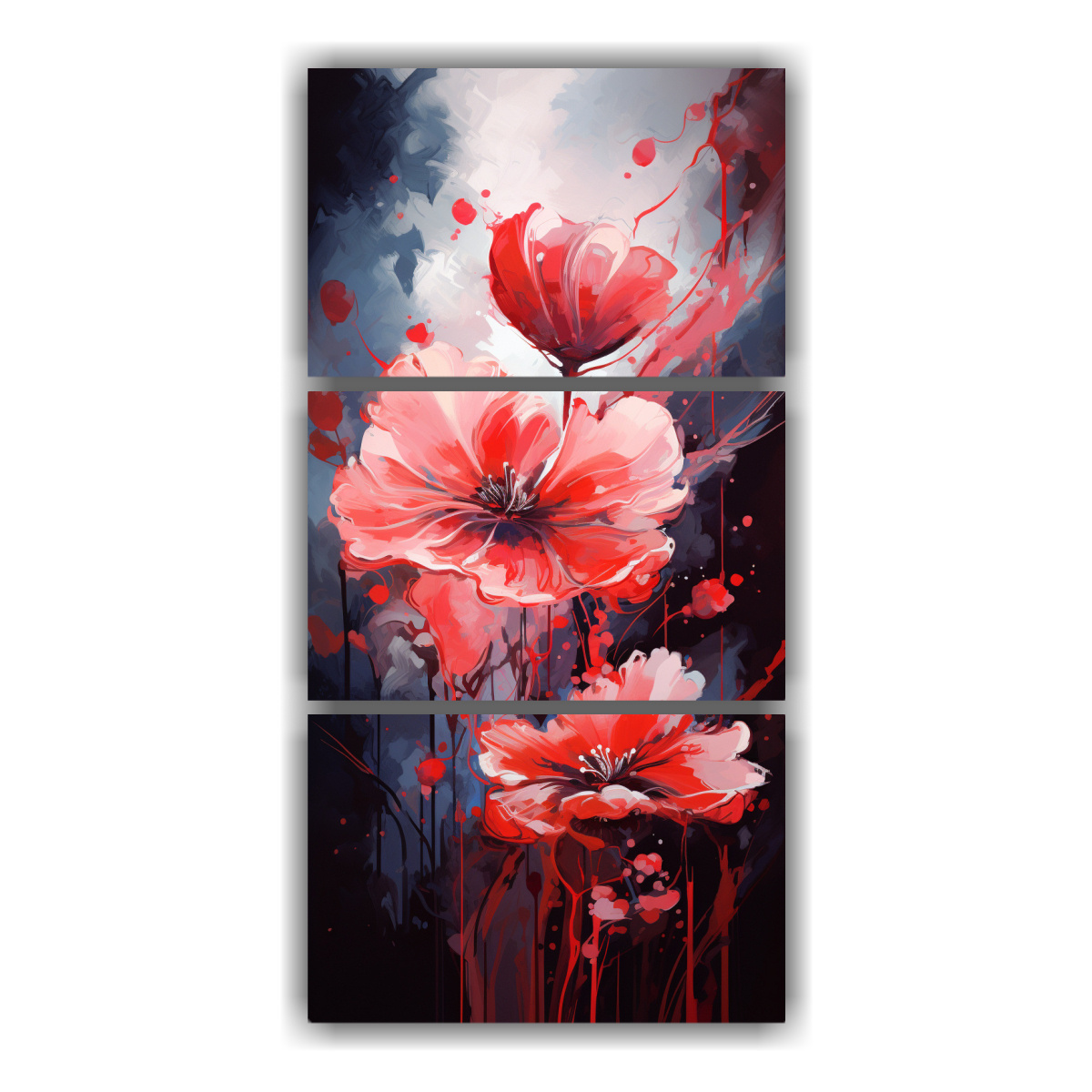 pinturas-decorativas-neonoir-con-estilo-de-pincel-medio-para-inspirar-dormitorio-tres-cuadros