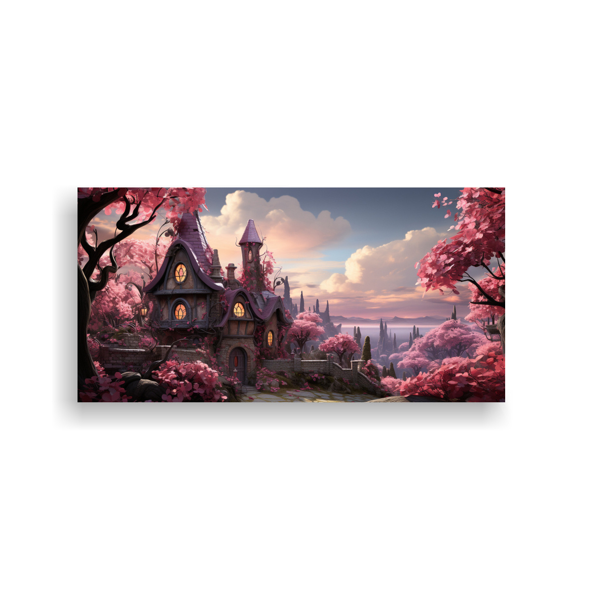 pinturas-decorativas-para-el-comedor-encantadora-caba-a-rodeada-de-sobres-rosados-