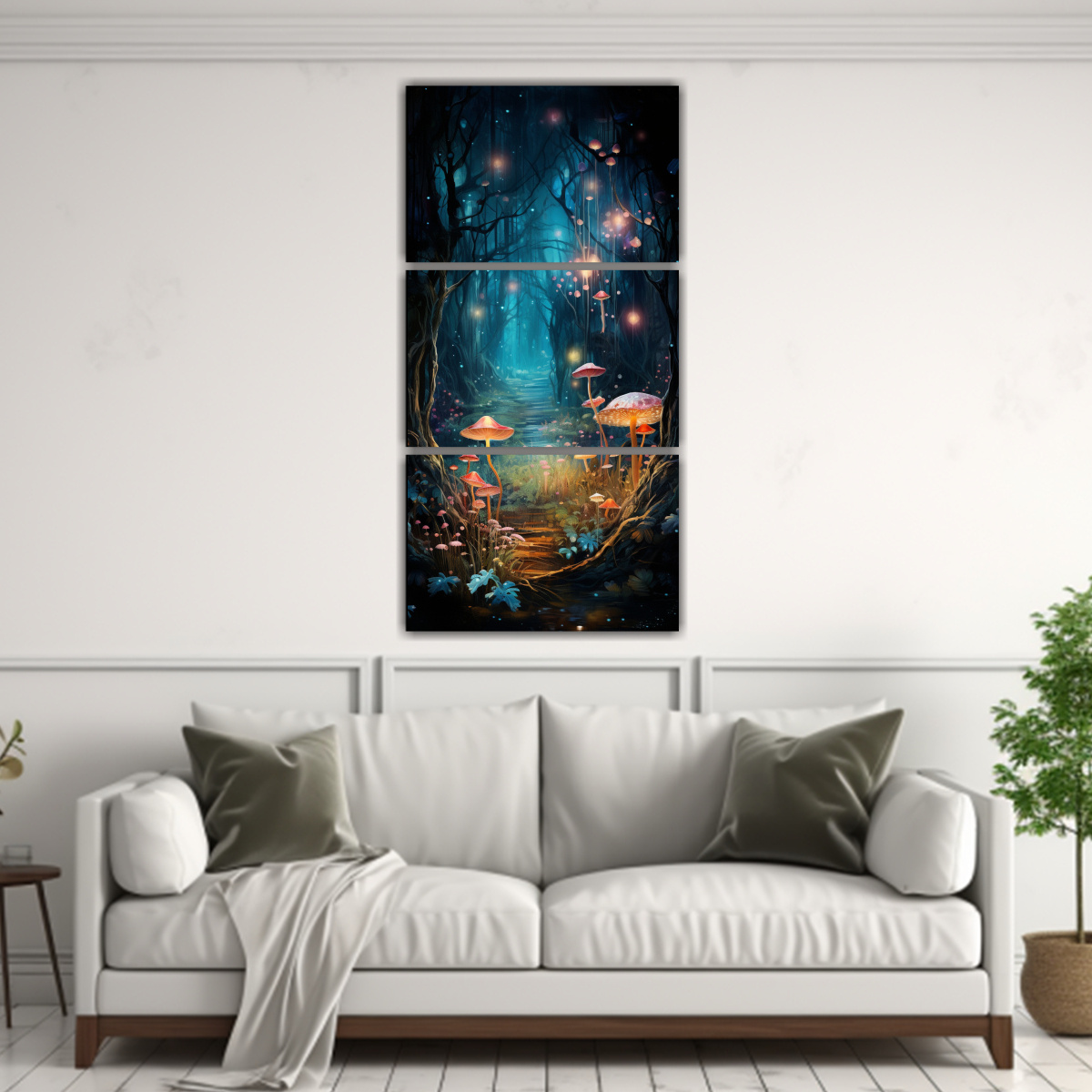 pinturas-decorativas-rectangulares-de-tres-artes-moderno-de-ensue-o-de-una-noche-de-verano-en-la-abstracci-n-1