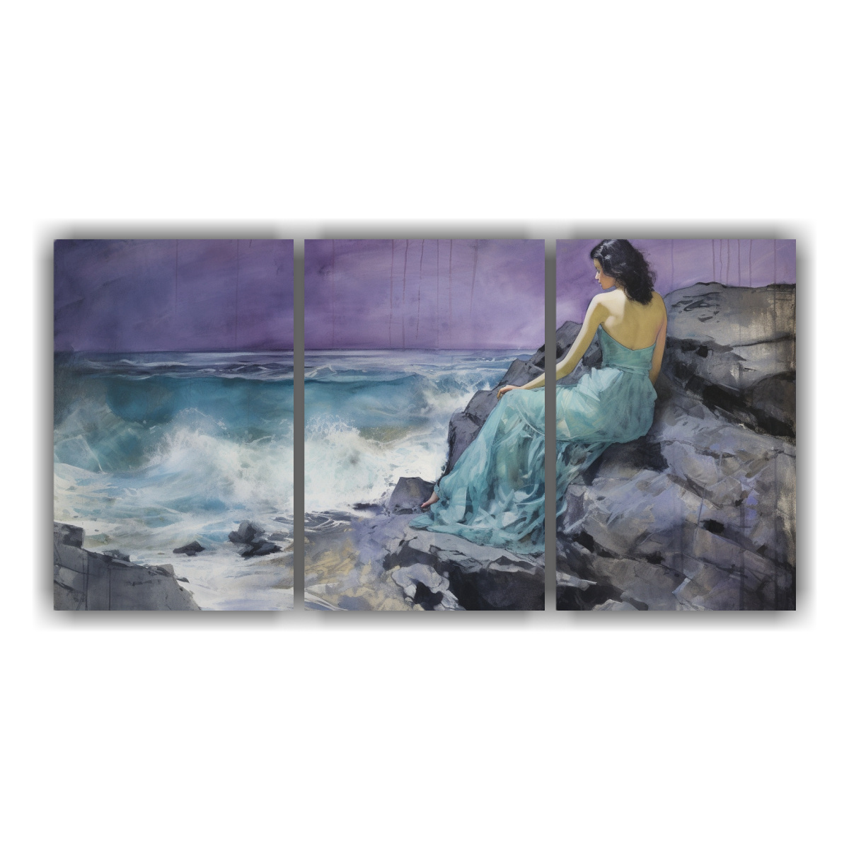 pinturas-decorativas-set-2-artes-forma-impactante-con-acuarelas-moradas-azules-y-plateadas-