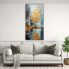 pinturas-decorativas-set-2-artes-hermoso-llamativo-de-rboles-en-plateado-y-dorado-1