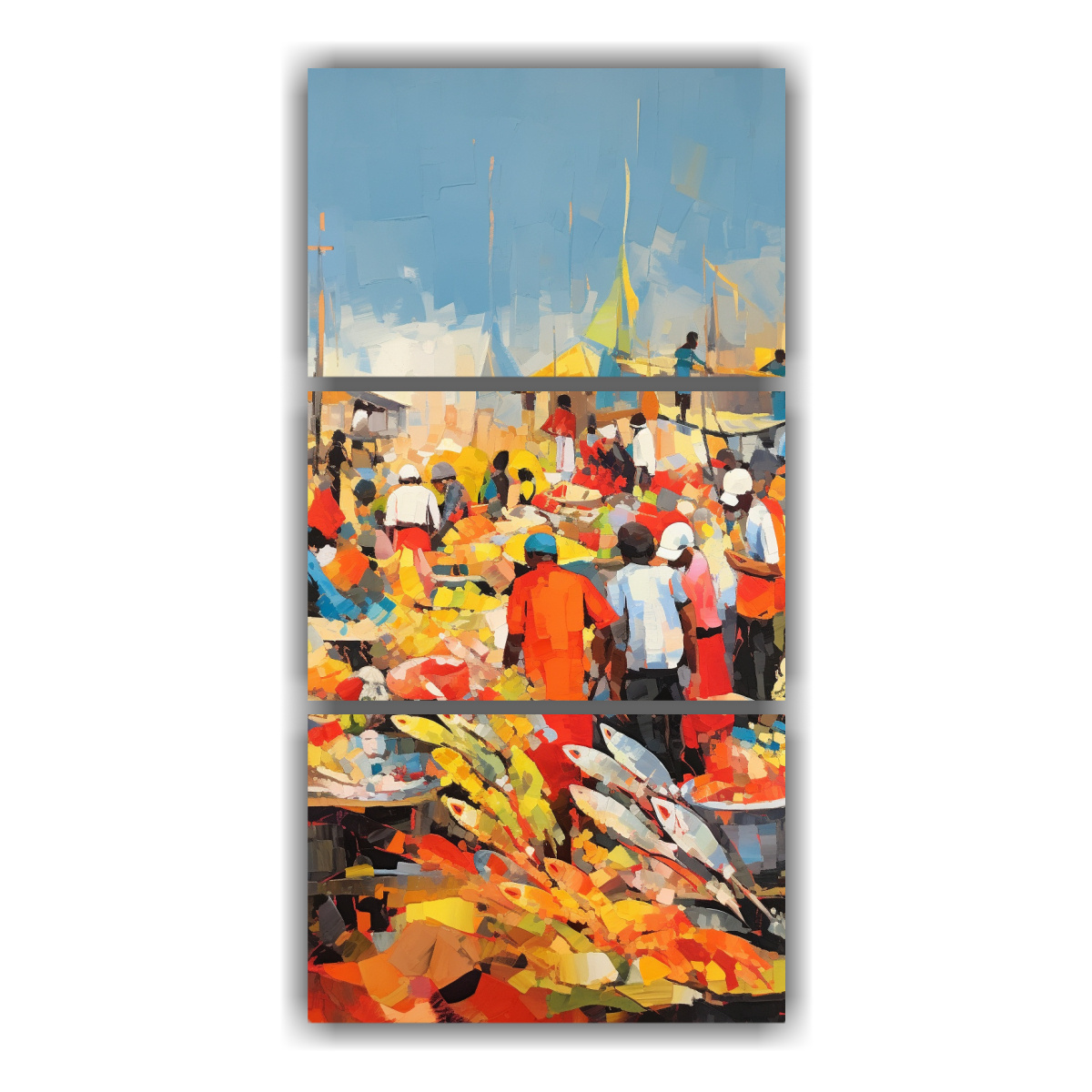 pinturas-decorativas-tres-artes-moderno-interpretaci-n-abstracta-de-la-energ-a-vibrante-