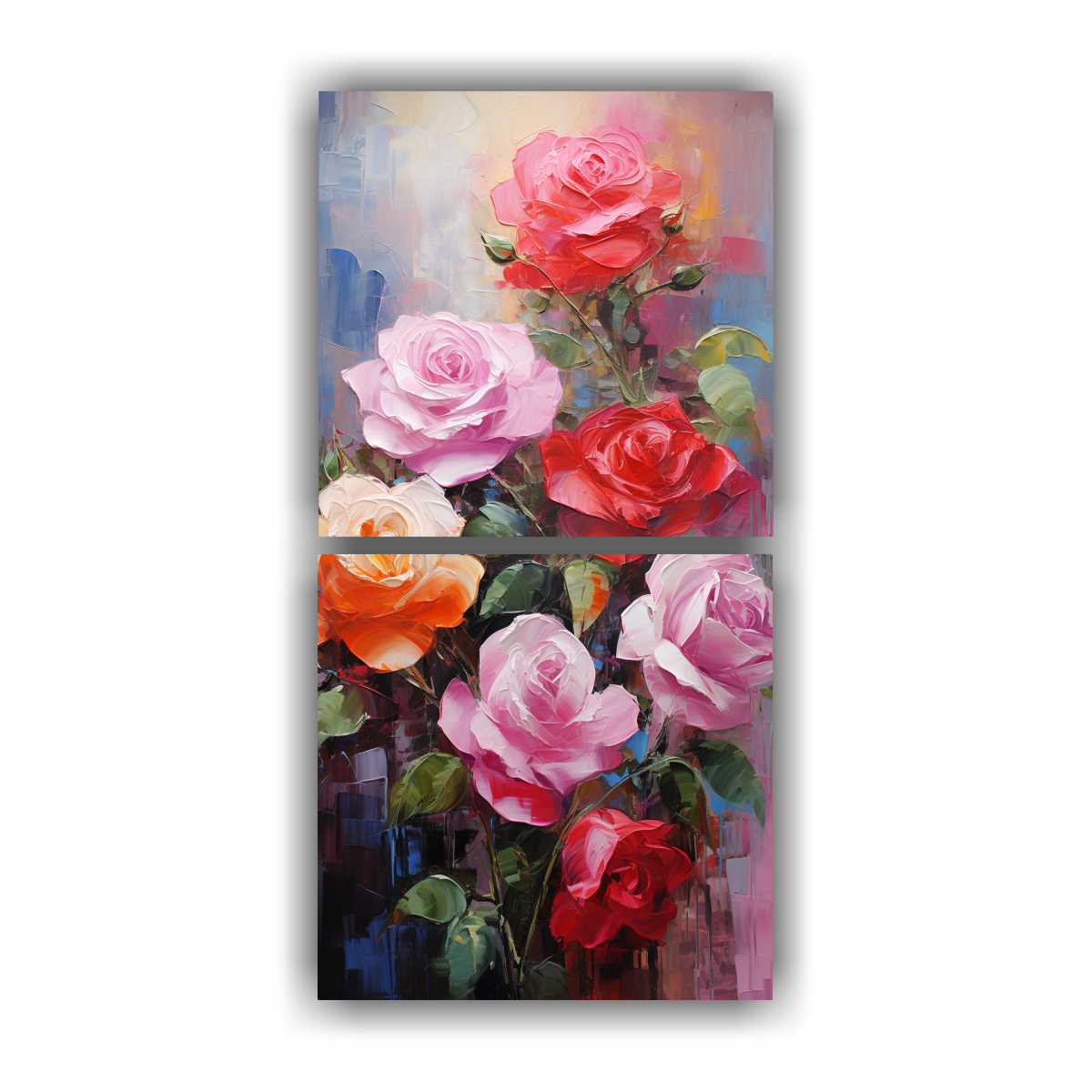 pinturas-decorativas-verticales-de-arte-estrellado-en-colores-vibrantes-en-lienzo