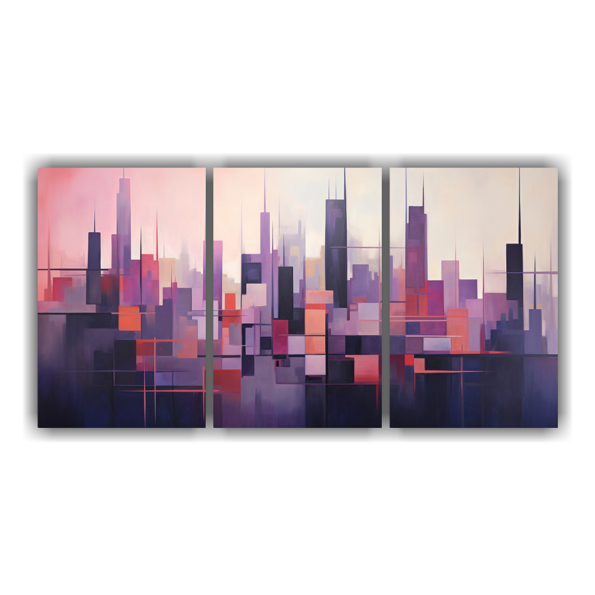 pinturas-en-lienzo-de-la-habitaci-n-de-expresi-n-abstracta-atardecer-en-la-ciudad-