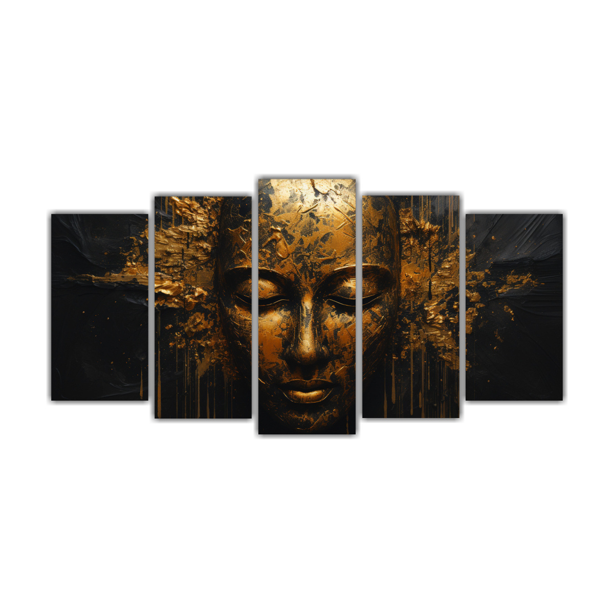 pinturas-exclusivas-de-buda-en-estilo-abstracto-oro-y-negro