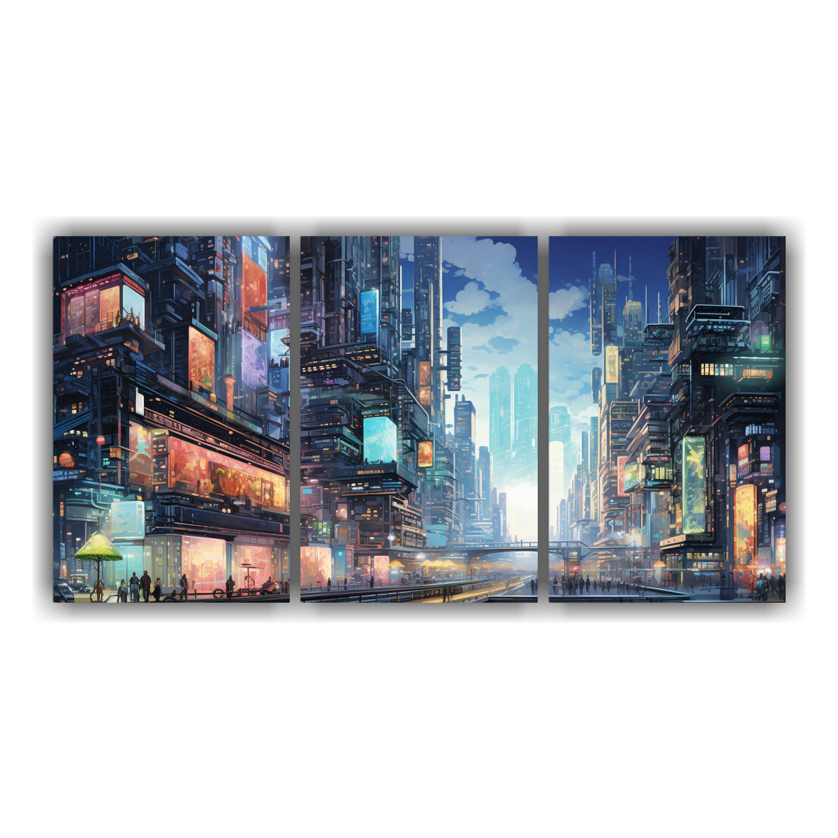 pinturas-juveniles-de-una-ciudad-futurista-en-abstracto