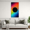 pinturas-modernas-en-lienzo-con-fondo-colorido-y-c-rculo-negro-1