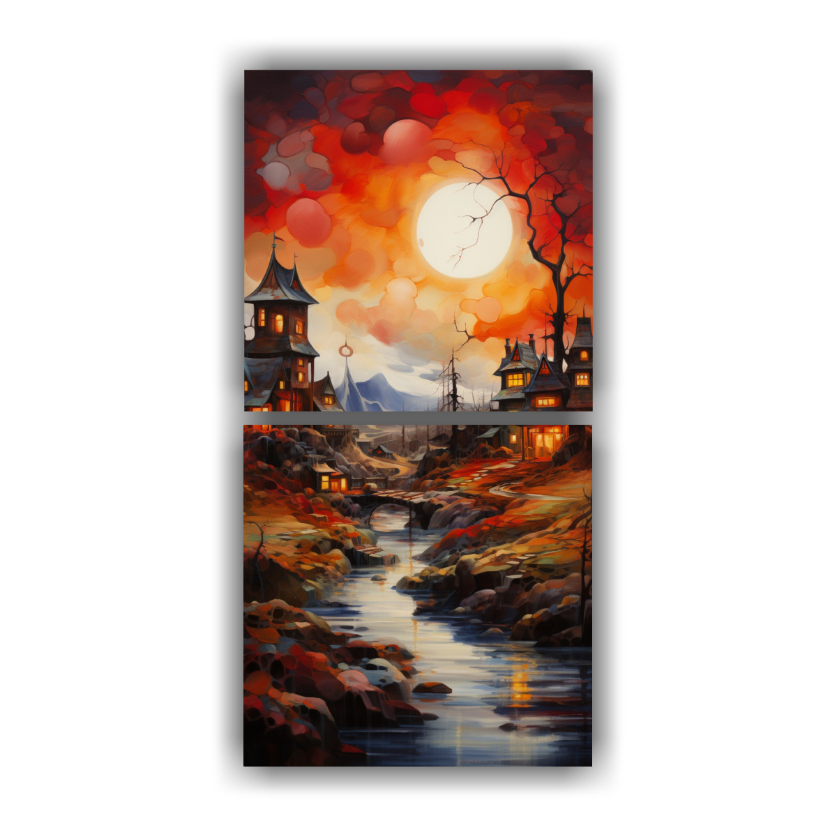 pinturas-paisajes-abstractos-en-bastidor-impreso-de-street-art