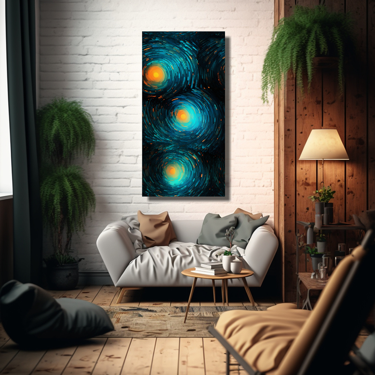 poder-hiperrealismo-en-lienzo-azul-cielo-verde-menta-y-mel-n-1