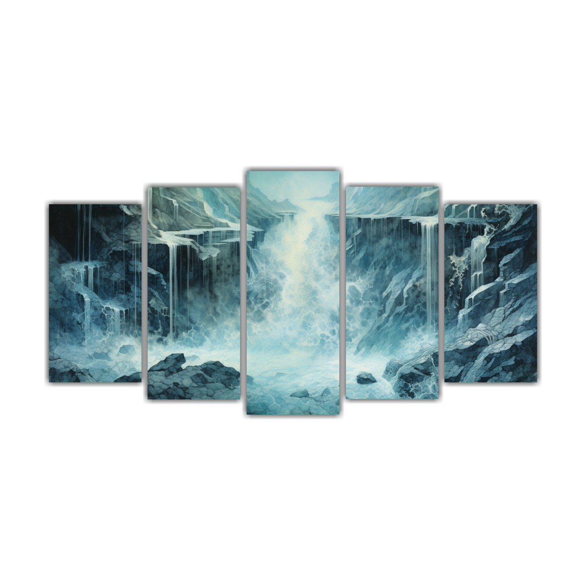 poliptico-moderno-inspiraci-n-belleza-abstracta-de-una-cascada-atronadora