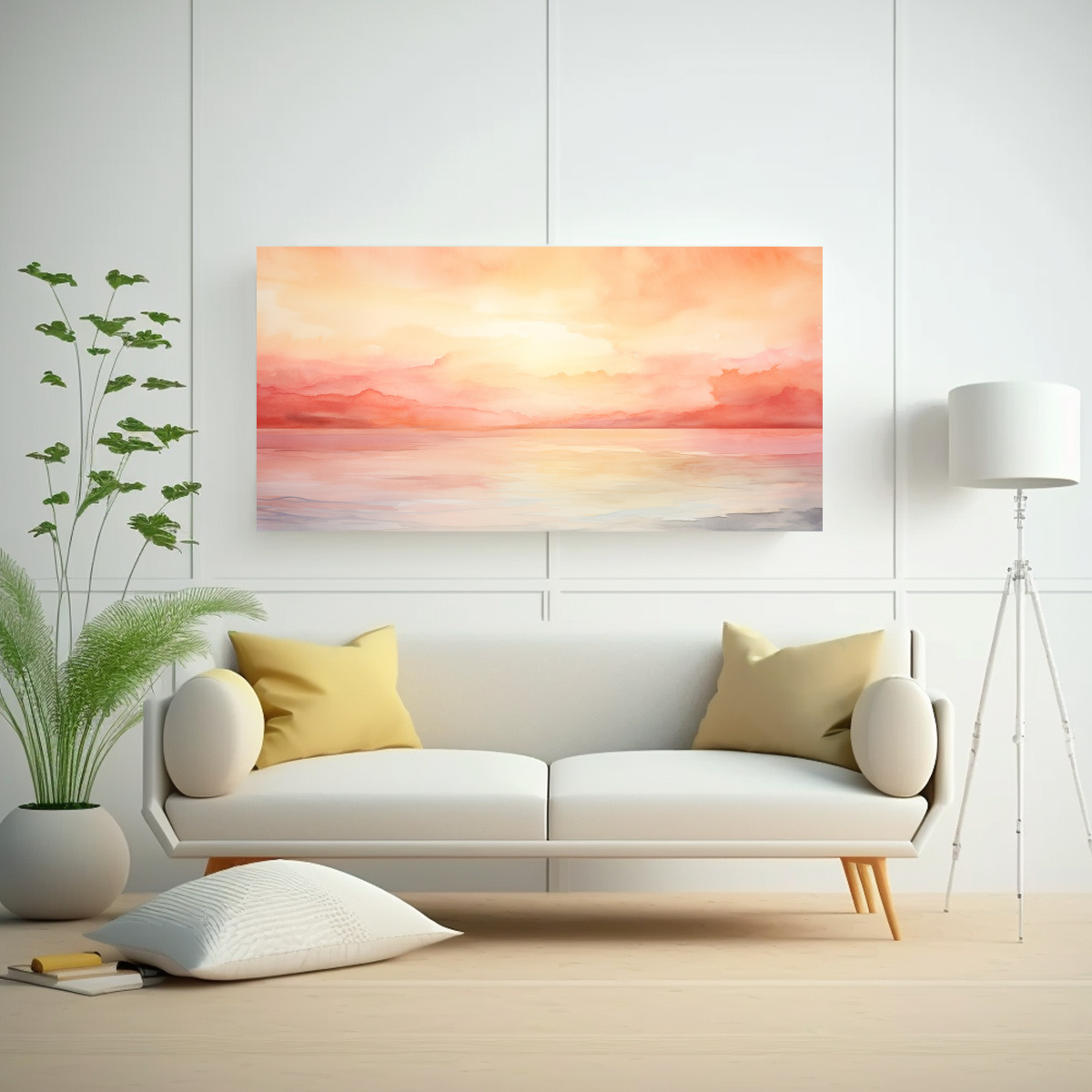 puesta-de-sol-costera-reinterpretada-en-arte-de-pared-1