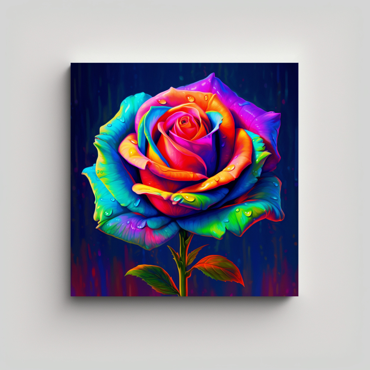 rosa-multicolor-creativa-en-bastidor-representaci-n-digital-nica