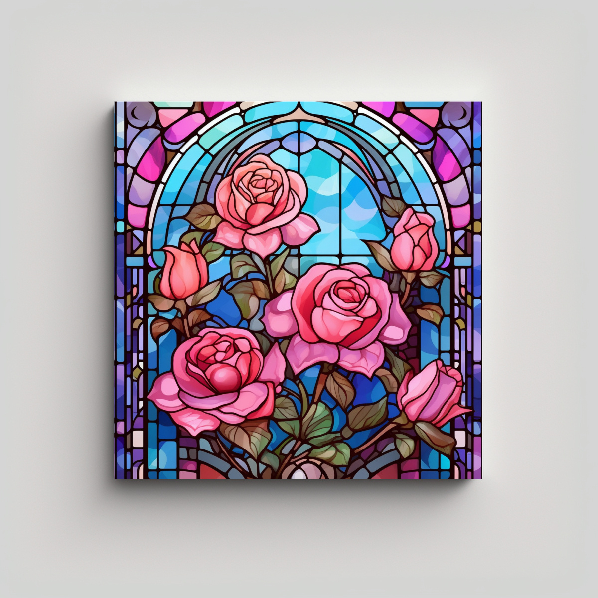 rosa-vidriera-floral-cuadro-decorativo-fondo-de-rosas