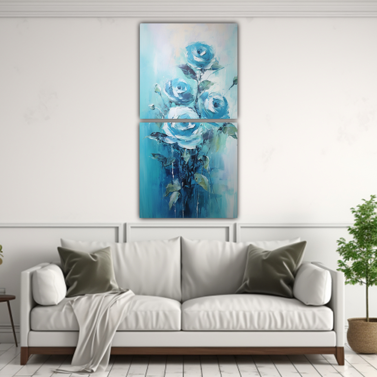set-2-artes-de-pared-hermoso-espacio-con-pintura-de-rosas-turquesa-en-lienzo-estilo-1-1