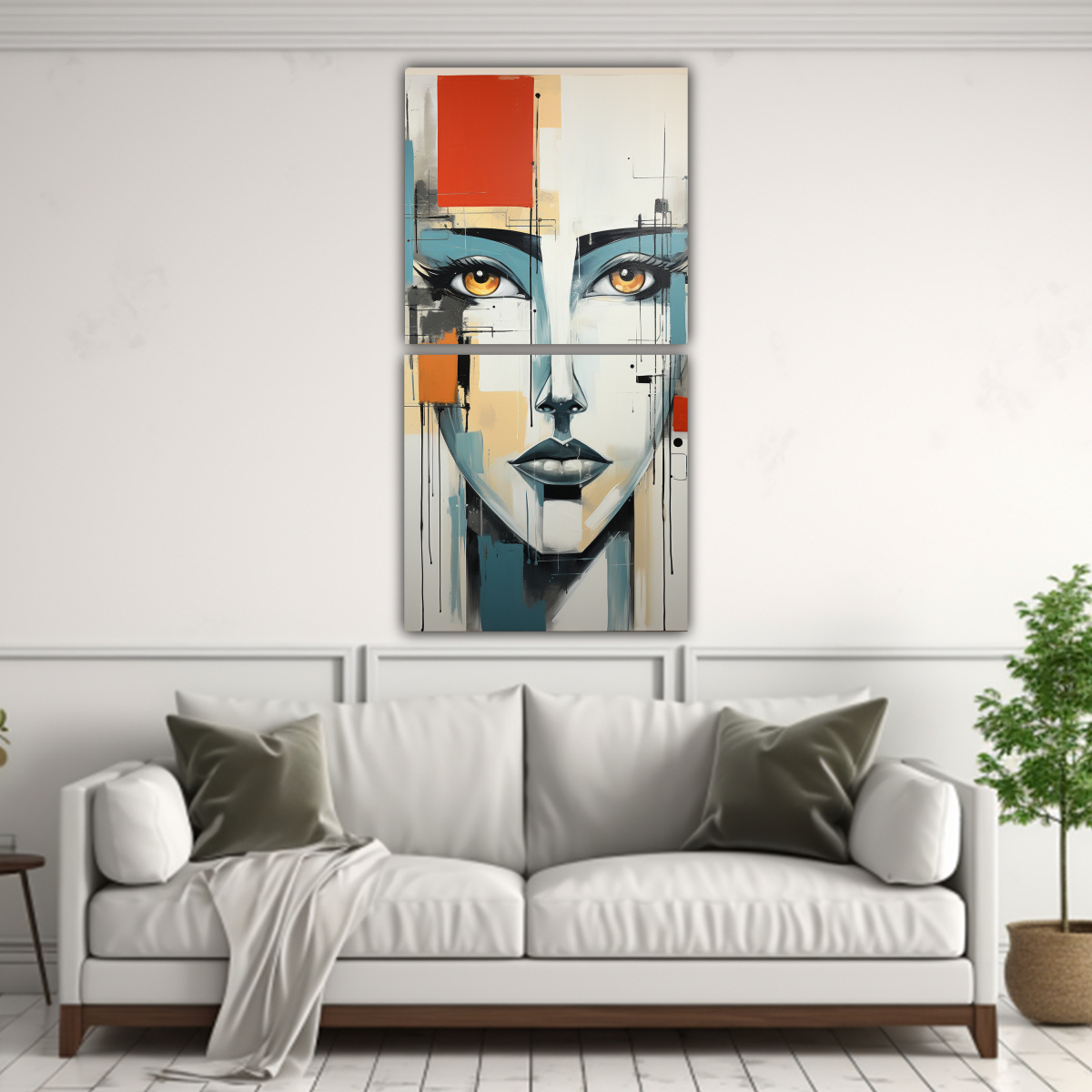 set-2-artes-patron-intenso-simetrico-robot-face-abstract-expressionism-helen-frankenthaler-decoraciones-pinturas-1