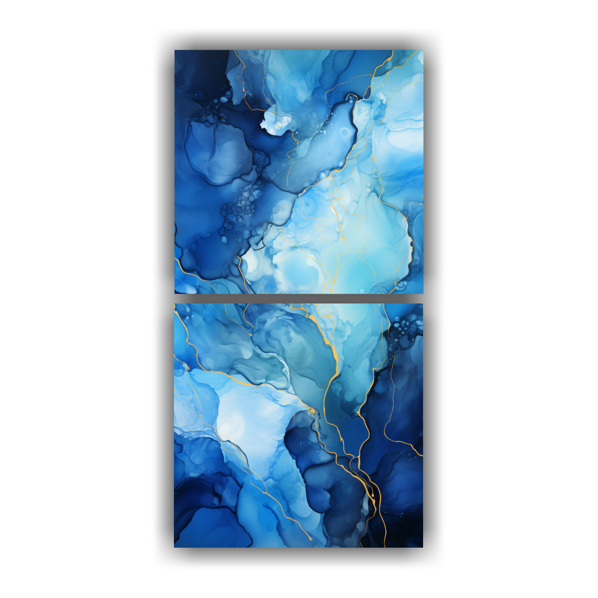 set-2-cuadros-impresos-tem-tica-hologr-fica-azul-claro-y-azul-oscuro-met-lico