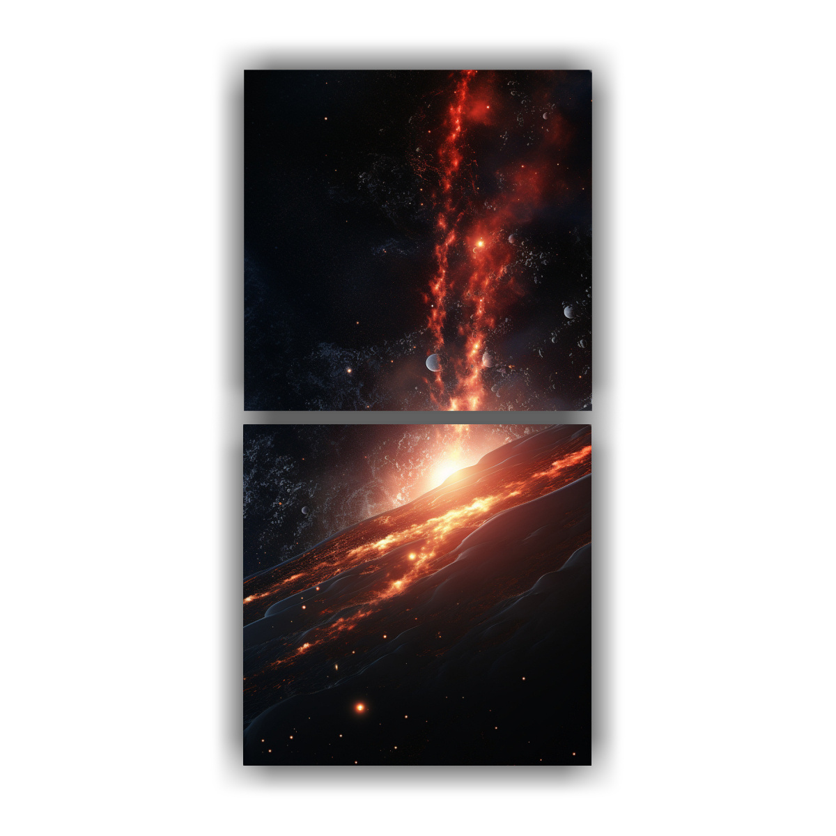 set-2-lienzos-de-tela-dibujo-detalle-abstracto-de-un-cometa