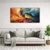 set-2-pinturas-abstractas-relieve-arte-multicolor-incre-blemente-hermoso-1