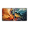 set-2-pinturas-abstractas-relieve-arte-multicolor-incre-blemente-hermoso
