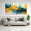 set-3-cuadros-de-tela-con-textura-funky-en-colores-vibrantes-amarillo-verde-azul-y-blanco-1