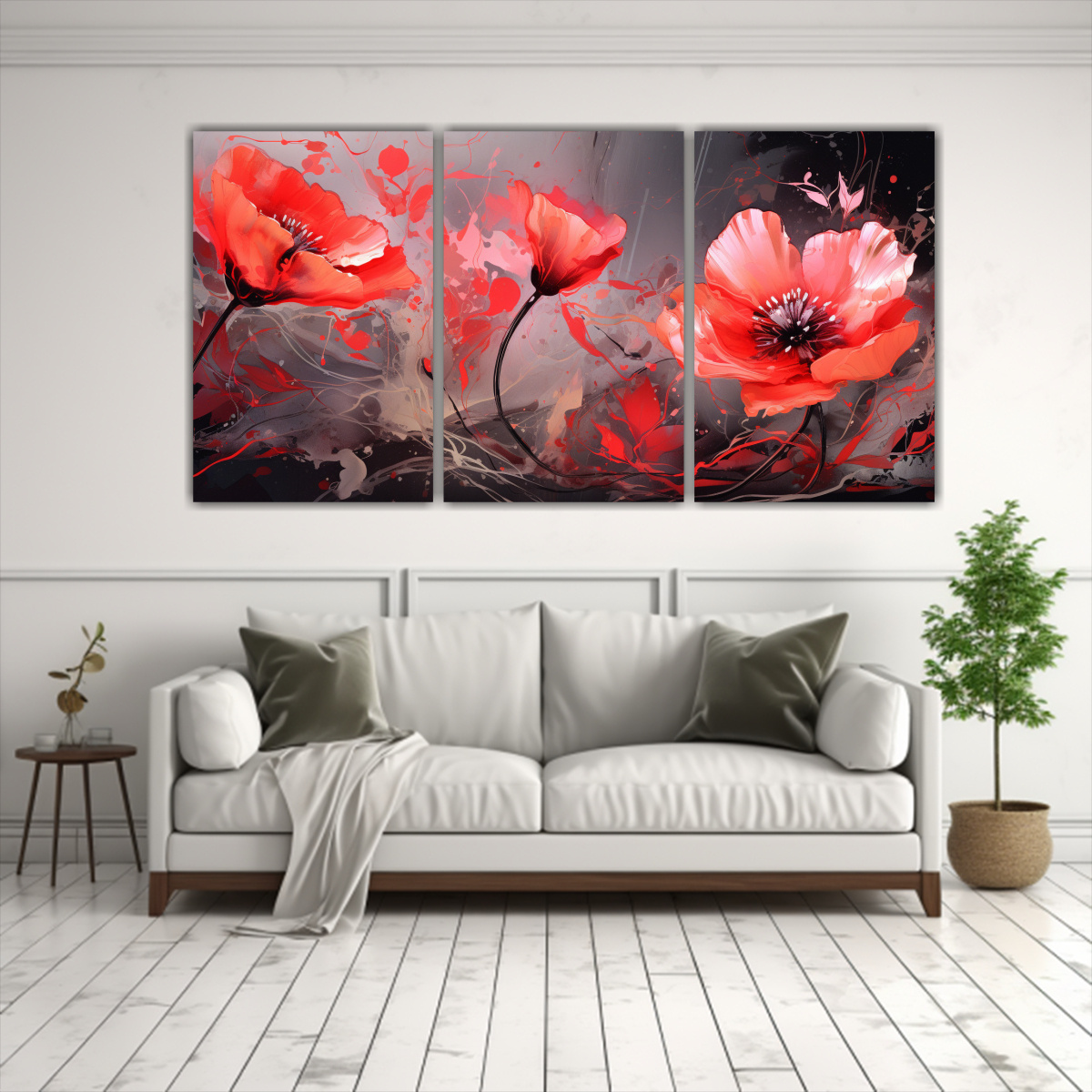 set-3-cuadros-impresos-en-tela-de-estilo-medio-cepillo-atmosfera-neonoir-adorable-1